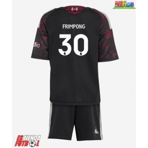 Liverpool Jeremie Frimpong #30 Tercera Equipación Niños 2026-27 Manga Corta (+ Pantalones cortos)